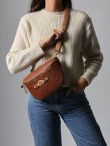 Heuptasje Lulu castagnette Bruin embossed YUTH-vue-porte